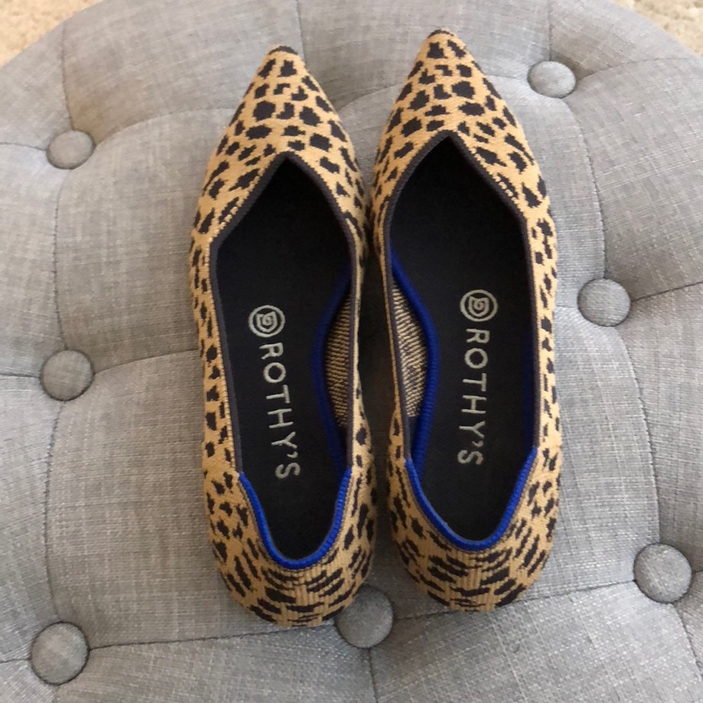 Rothy’s The Point Leopard Size 7